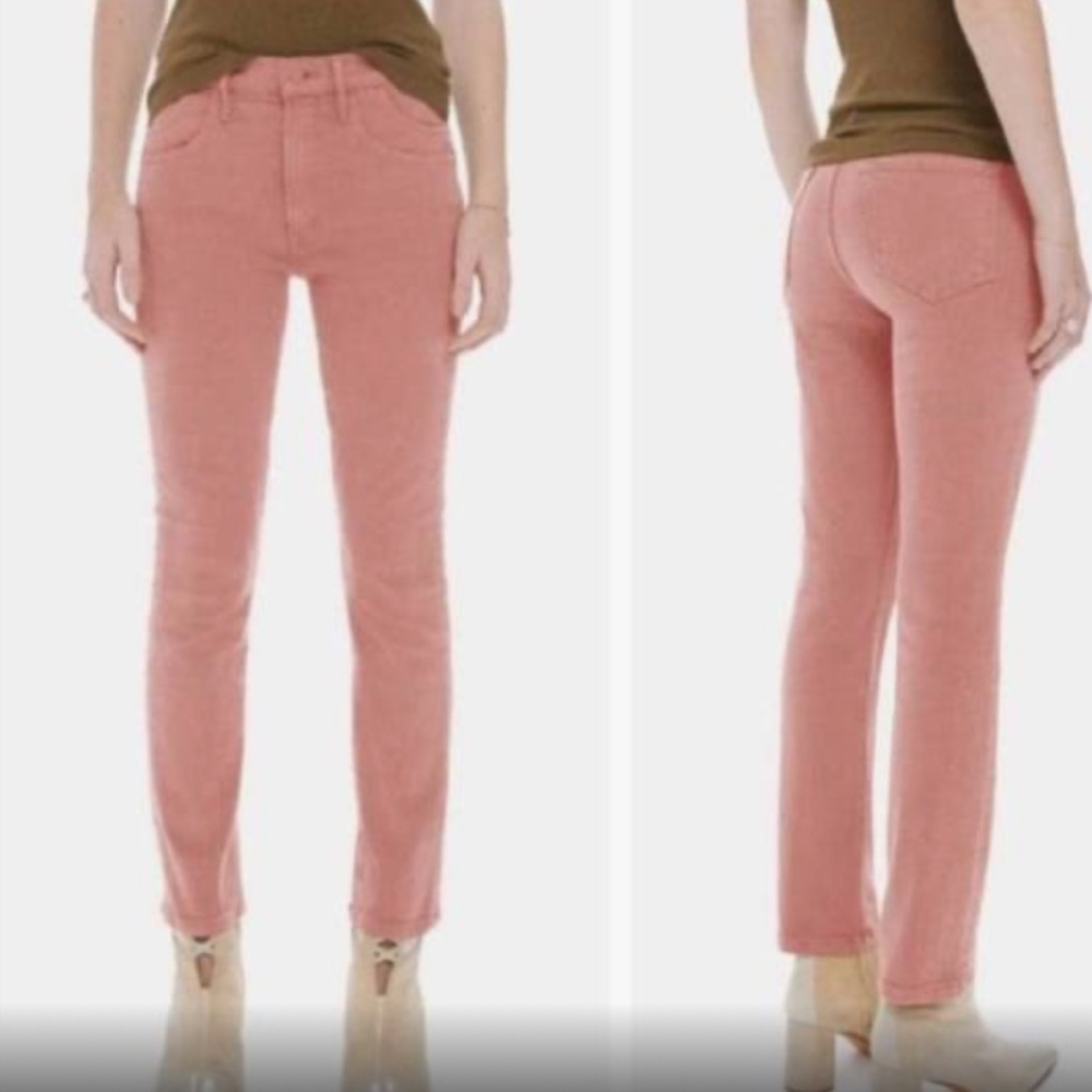 MOTHER the Stash MidRise Dazzler Ankle in Desert Sand